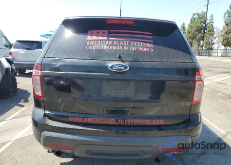 2014 Ford Explorer Police Interceptor z USA, uszkodzony, nr VIN 1FM5K8AR0EGC37867